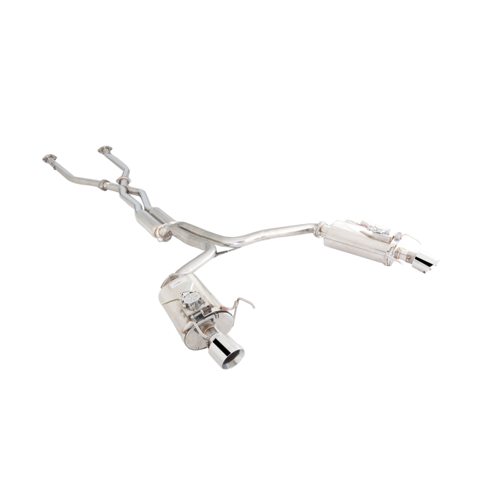 Exhaust system XForce with Varex muffler for Lexus IS 2009-2013 IS350 SEDAN stainless steel