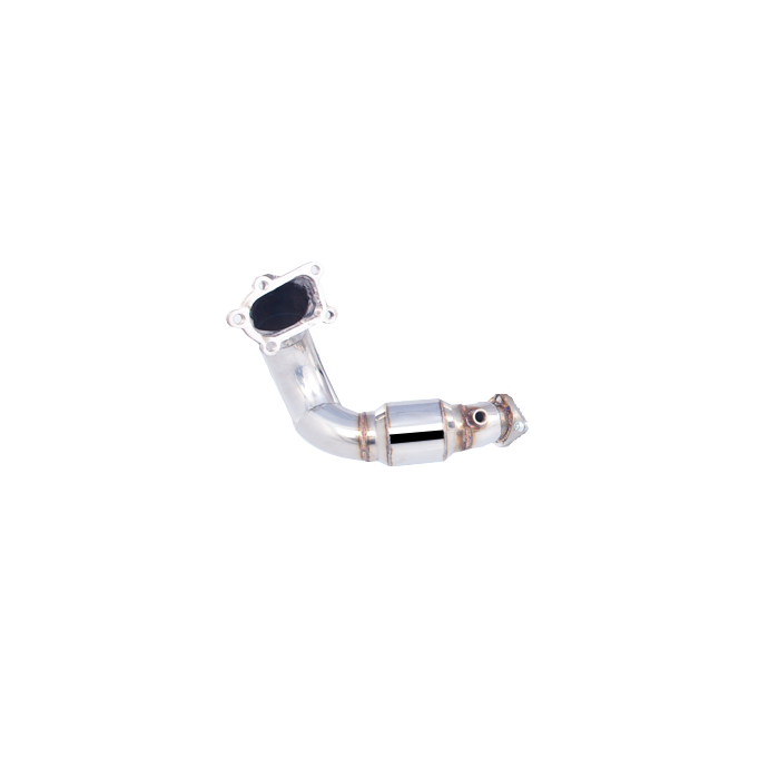Downpipe with High-Flow Catalytic Converter XForce 100CPSI for Mazda 3 2008-2013 MPS (BL) for MazdaSPEED stainless steel