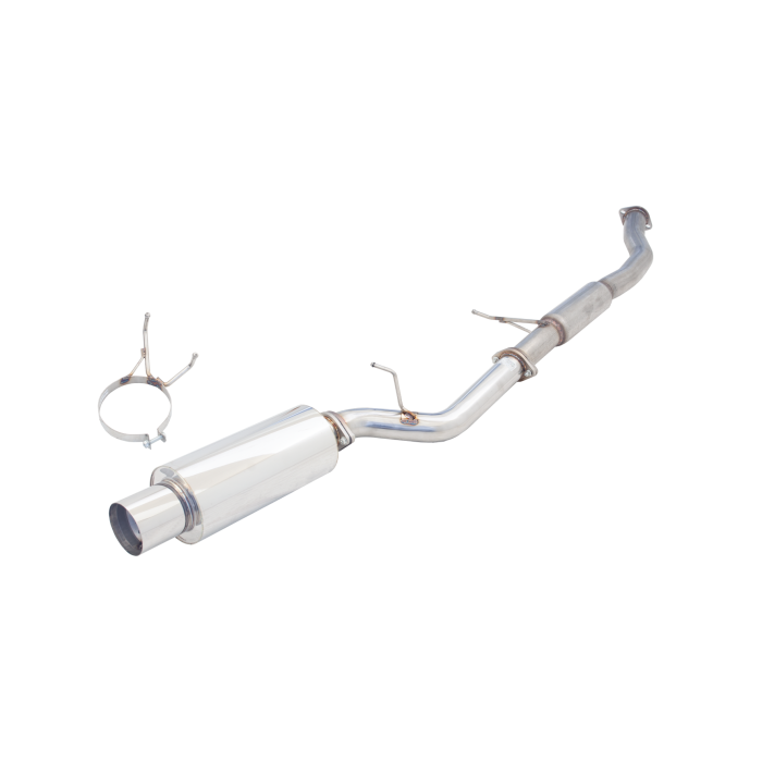 Exhaust system XForce for Nissan 180SX 1989-1994 S13 stainless steel