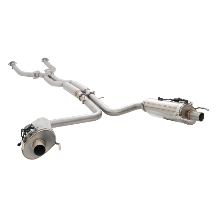 Exhaust system XForce with Varex muffler for Lexus IS 2007-2014 F stainless steel