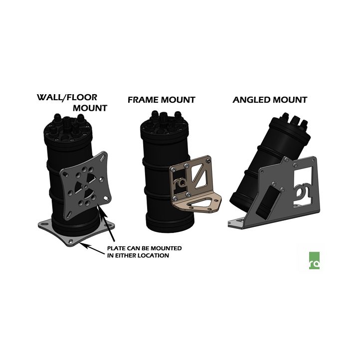 Fuel Surge Tank Mounting Bracket, Universal Frame Rail Mount Radium Engineering