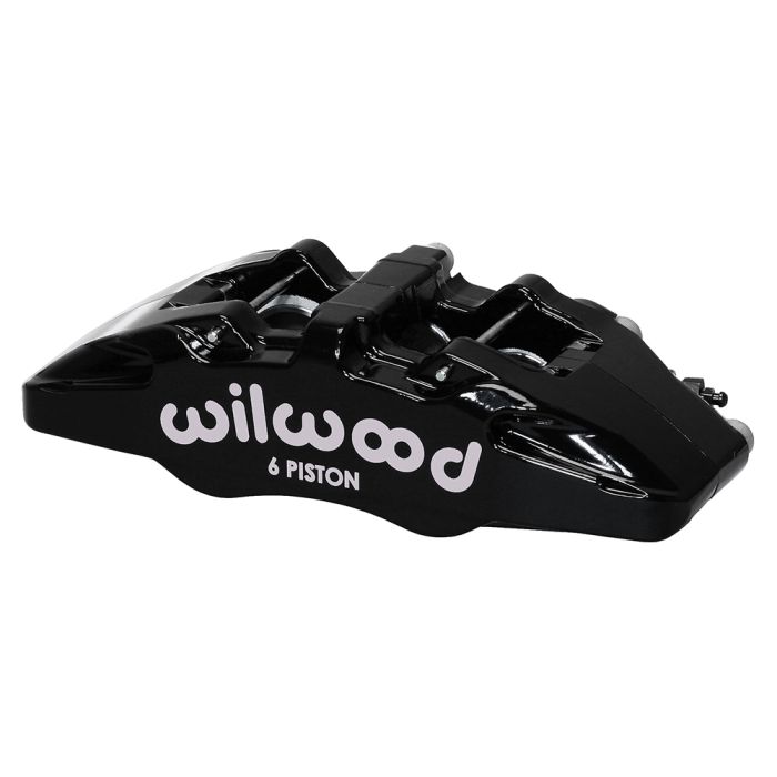 Wilwood 120-13436 Forged Dynapro 6A Lug Mount Caliper Right 6 Pistons Black