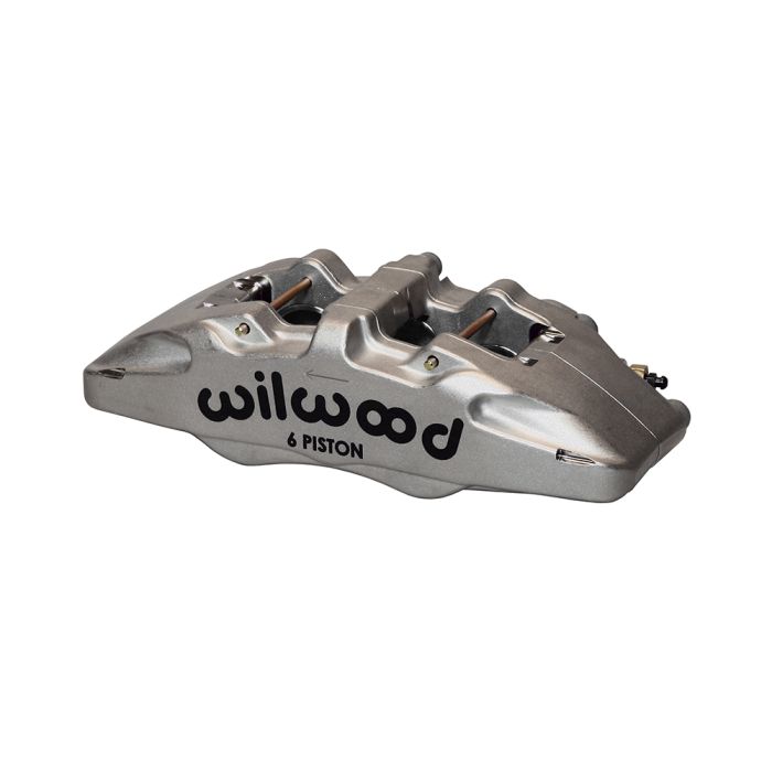 Wilwood 120-14022 Forged Dynapro 6A Lug Mount Caliper Left 6 Pistons Nickel