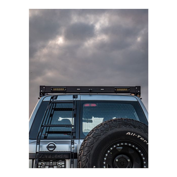 Aluminium Roof Rack Short with Backlighting IOD Performance for Nissan Patrol Y61 SWB