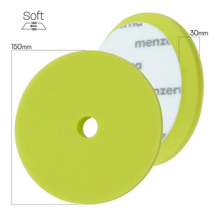 Menzerna Premium Soft Cut Foam Pad 150mm Green