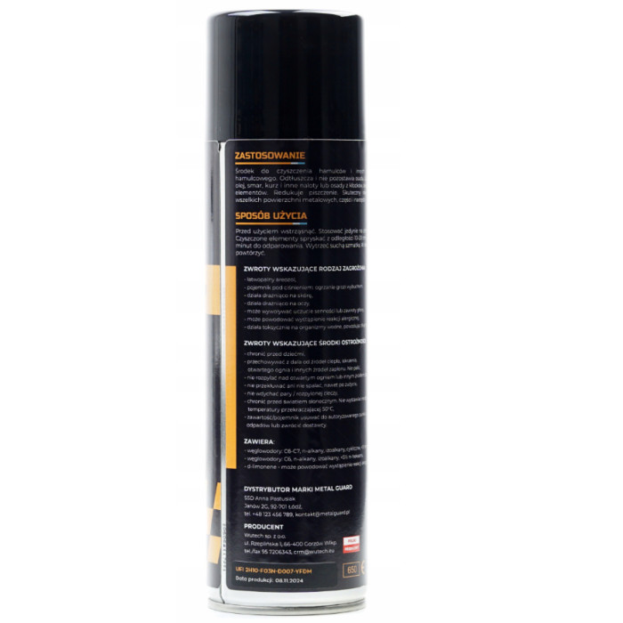 Metal Guard Brake Cleaner - Professional Brake Cleaner 500 ml