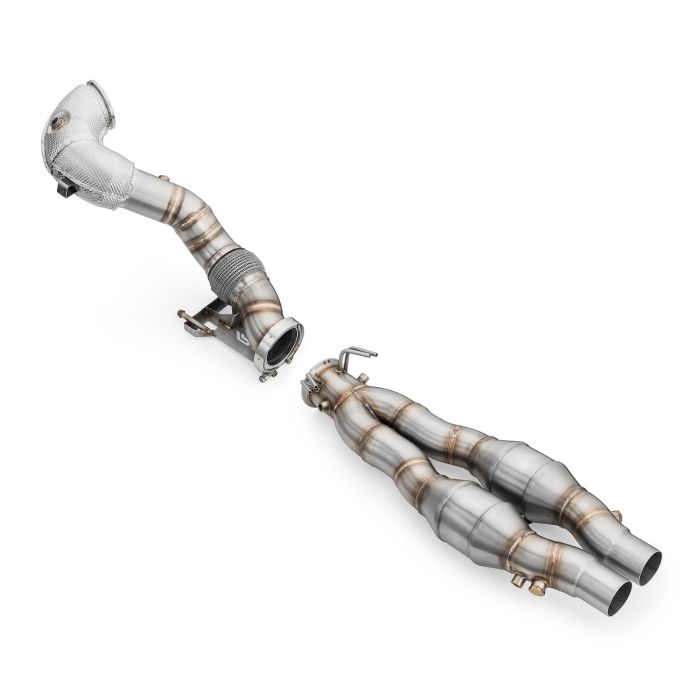 Downpipe AUDI RS3 8Y 2.5 TFSI with heat shield with Silencer
