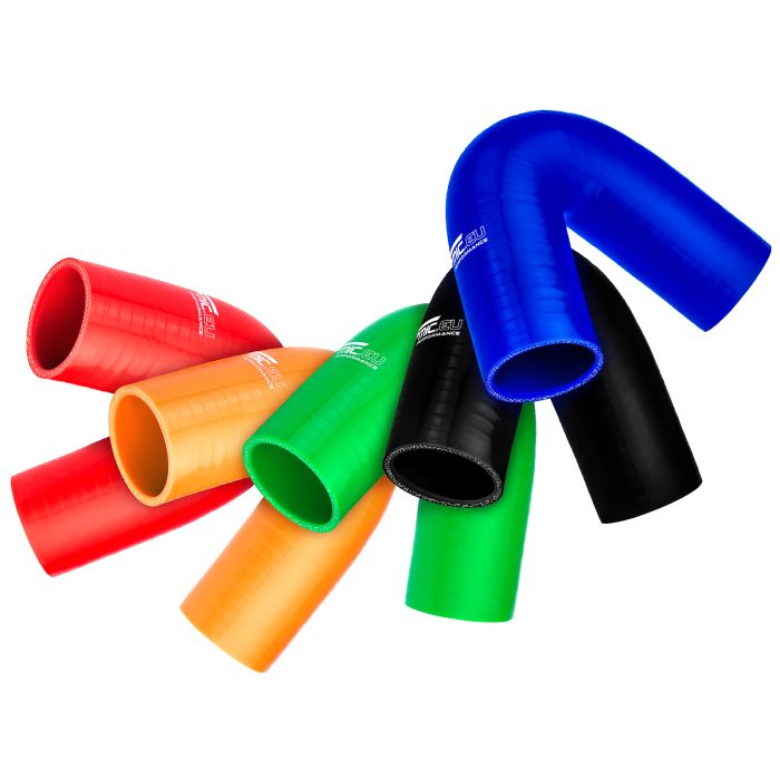Silicone elbow 135' 48mm Blue