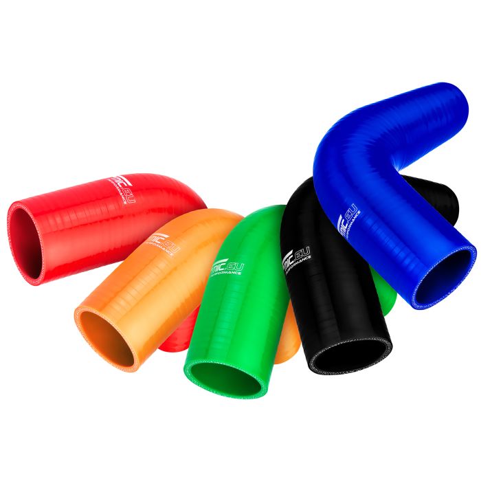 Silicone elbow 90' 102mm Blue