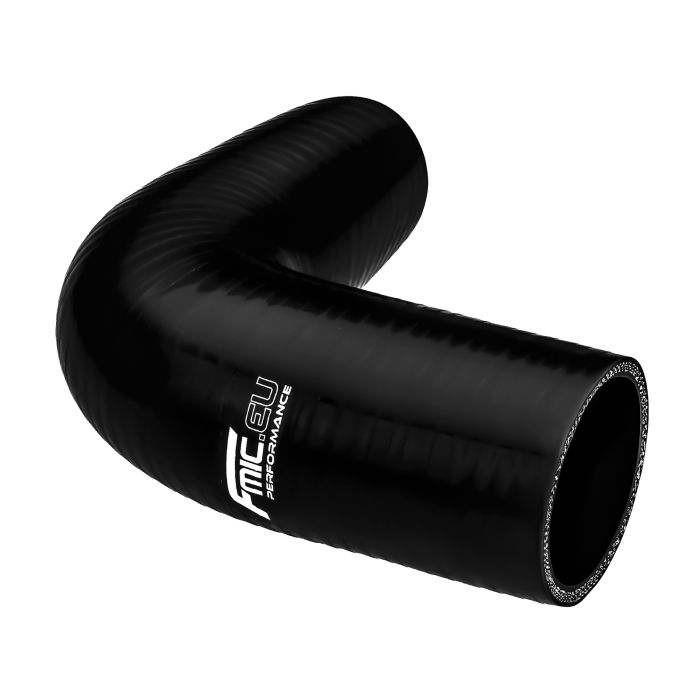 Silicone elbow 90' 35mm Black