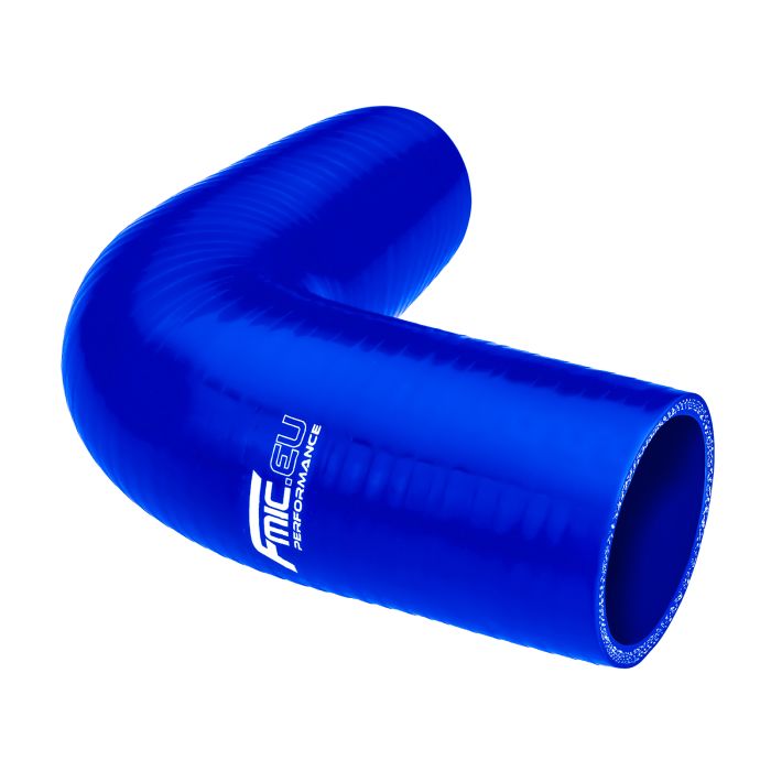 Silicone elbow 90' 102mm Blue