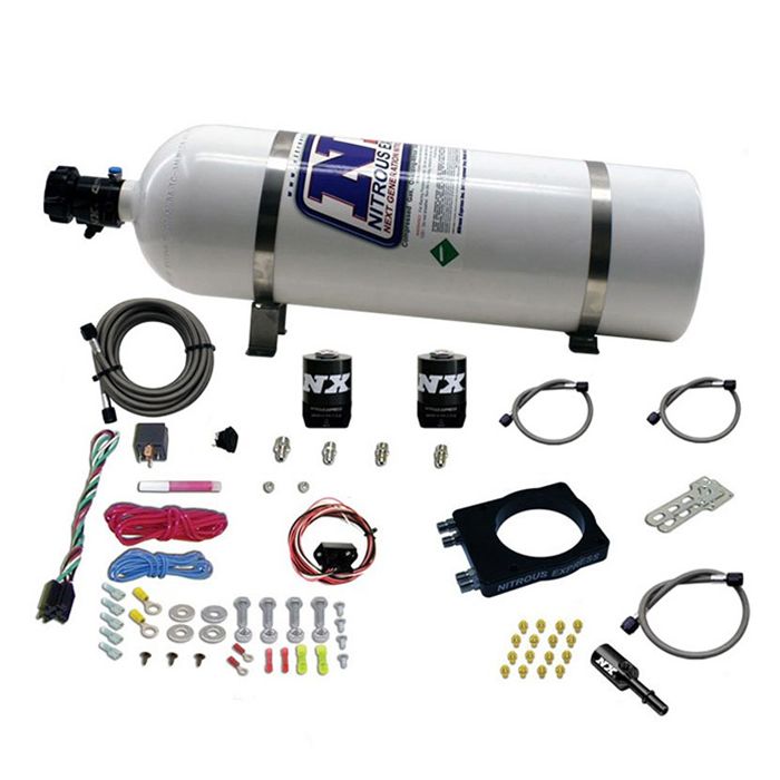 90mm Hemi Plate System (50-400Hp) with 15Lb Bottle Nitrous Express NX 20990-15