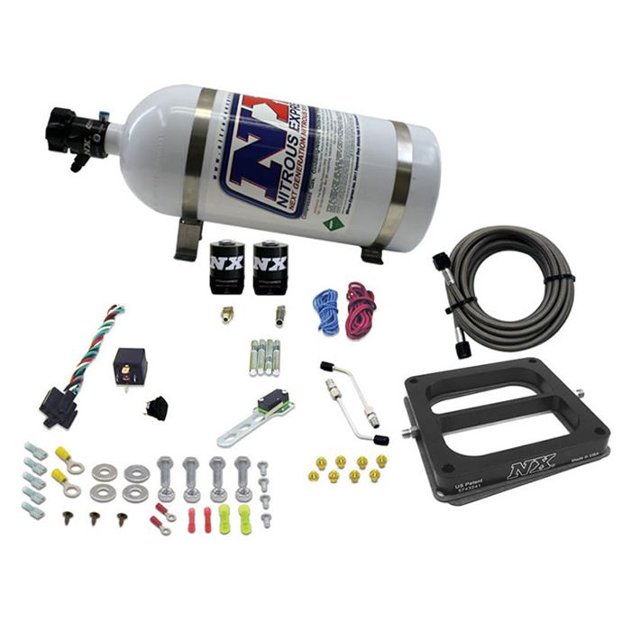 4500 Conventional Plate System Alcohol Pro-Power 100-500Hp with 10Lb Bottle Nitrous Express NX 50075-10