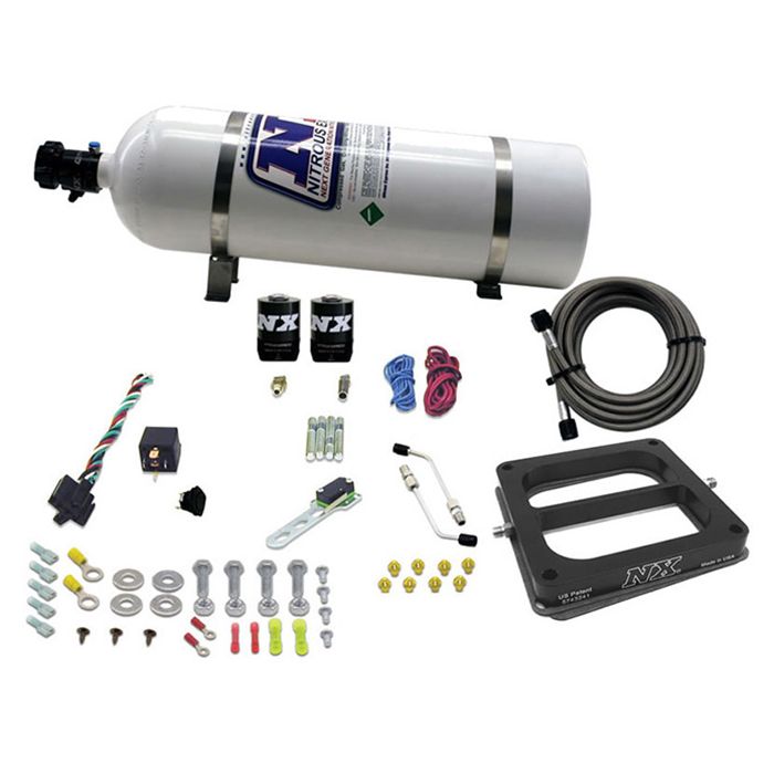 4500 Conventional Plate System Alcohol Pro-Power 100-500Hp with 15Lb Bottle Nitrous Express NX 50075-15