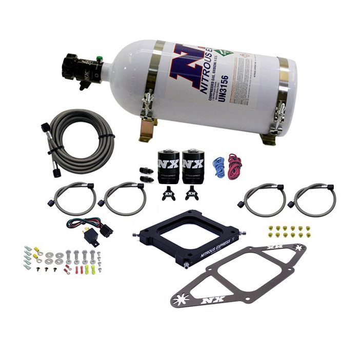 4500 Assassin Plate Alcohol Stage 6 100-300Hp with 10Lb Bottle Nitrous Express NX 67275-10