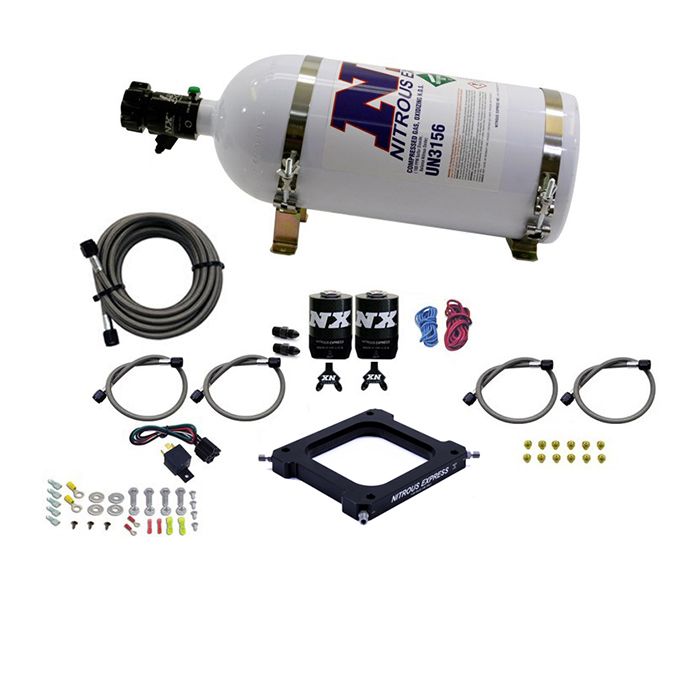 4500 Assassin Plate Alcohol Pro-Power 100-500Hp with 10Lb Bottle Nitrous Express NX 67575-10