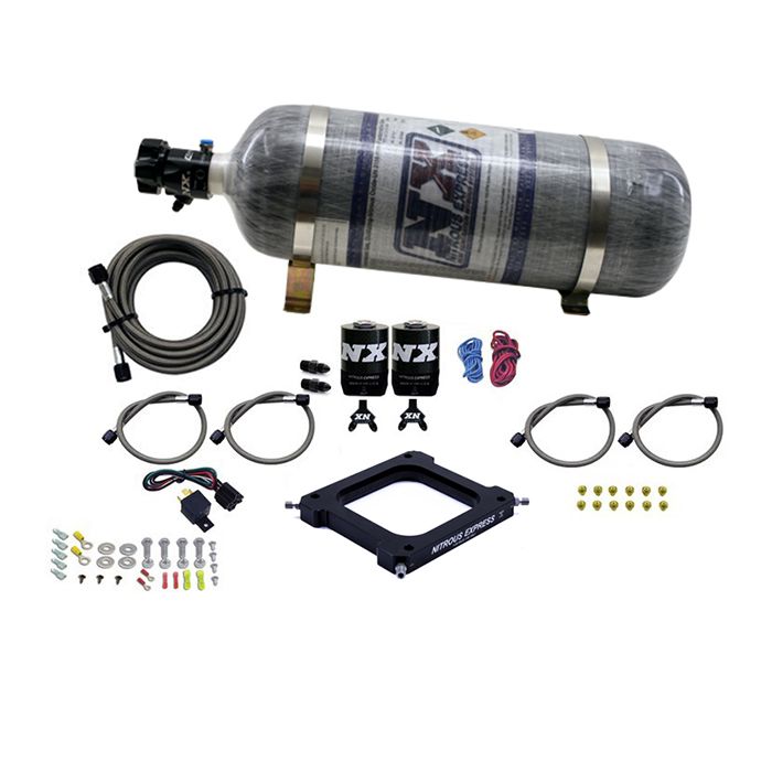 4500 Assassin Plate Alcohol Pro-Power 100-500Hp with 12Lb Carbon Bottle Nitrous Express NX 67575-12