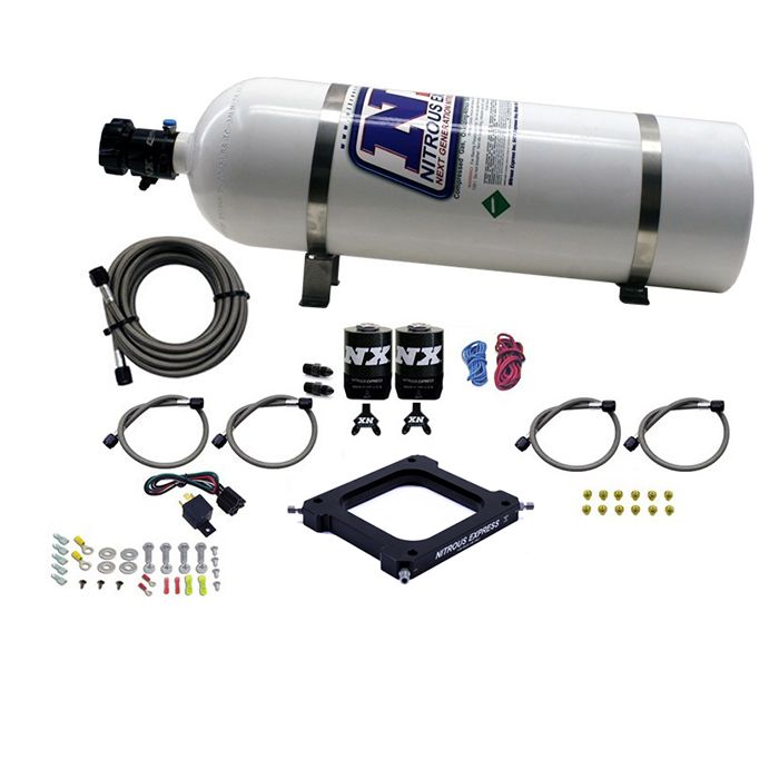 4500 Assassin Plate Alcohol Pro-Power 100-500Hp with 15Lb Bottle Nitrous Express NX 67575-15