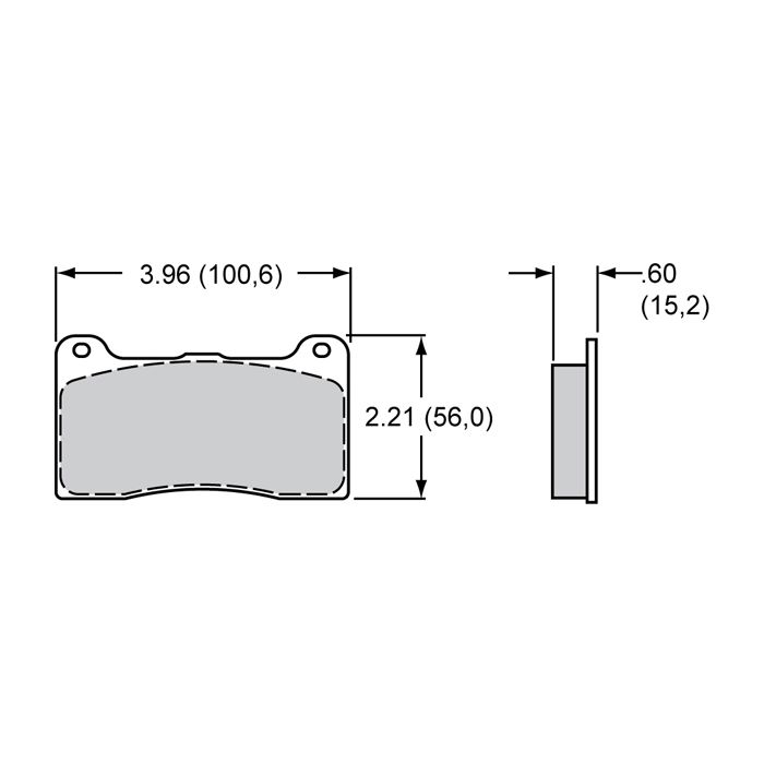 Wilwood 150-30-7816K High-Temperature Racing Pads PB-30