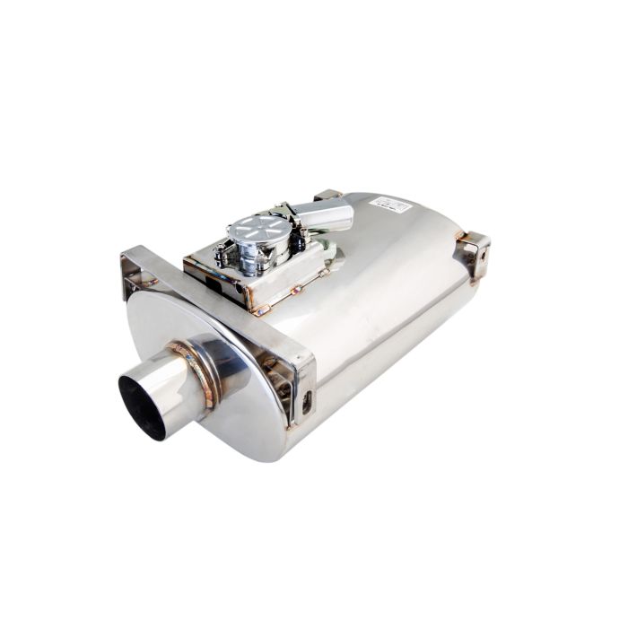 Oval body muffler XForce with Varex system 15,24cm x 25,4cm x 40,64cm