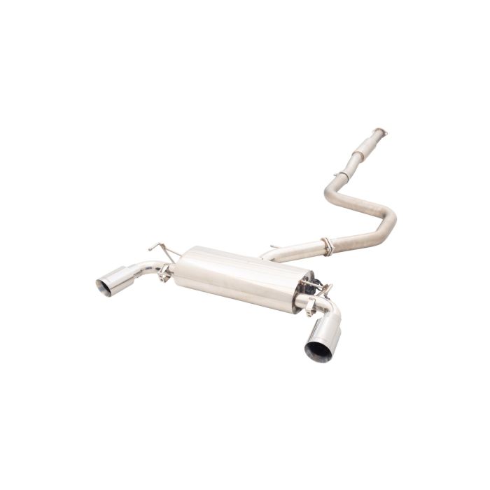 Exhaust system XForce with Varex muffler for Hyundai I30 2018- N PERFORMANCE 2.0L TURBO stainless steel