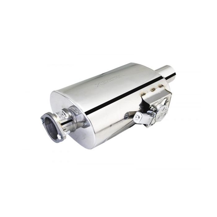 Oval body muffler XForce with Varex system 15,24cm x 25,4cm x 38,1cm