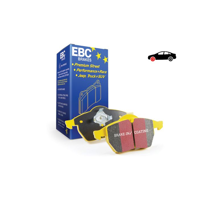 DP41811R Brake Pads YELLOWSTUFF EBC Brakes for Lexus LS460 XF40 LS600h XF40 LS500h XF50 Lexus LS460 LS500 LS500h LS600h Toyota Mirai LS460 Touring Package