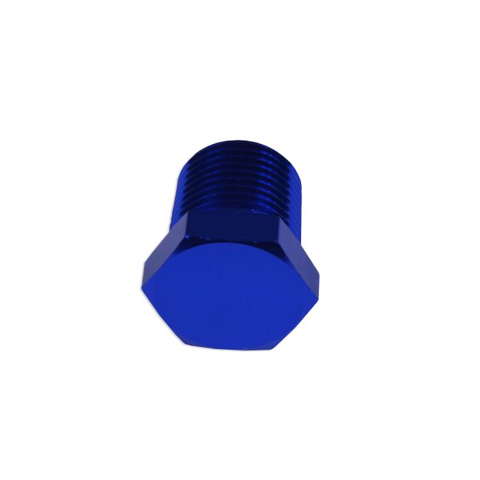 Adapter 3/4 NPT korek zaślepka Niebieski