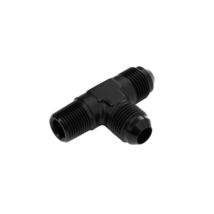 Adapter Trójnik Męski/Męski/Męski AN4 -AN4-1/8 NPT Czarny