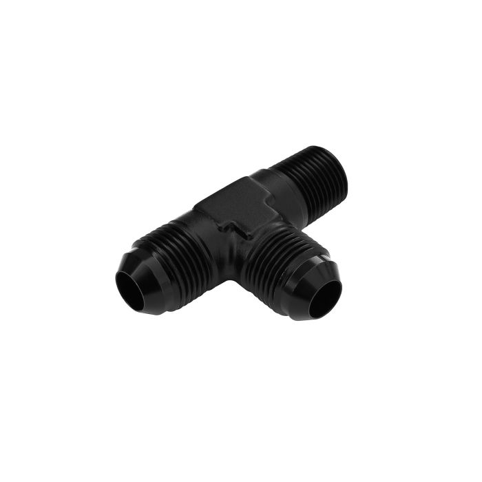 Adapter Trójnik Męski/Męski/Męski AN4 -AN4-1/8 NPT Czarny