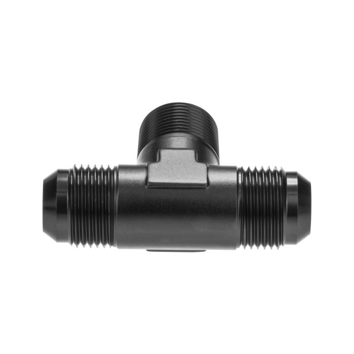 Adapter Trójnik Męski/Męski/Męski AN6 - 1/4 NPT - AN6 Czarny