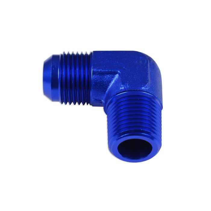 AN10-3/4 NPT 90'  Nypel adapter męsko-męski Niebieski