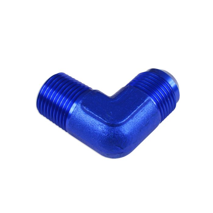 AN10-3/4 NPT 90'  Nypel adapter męsko-męski Niebieski