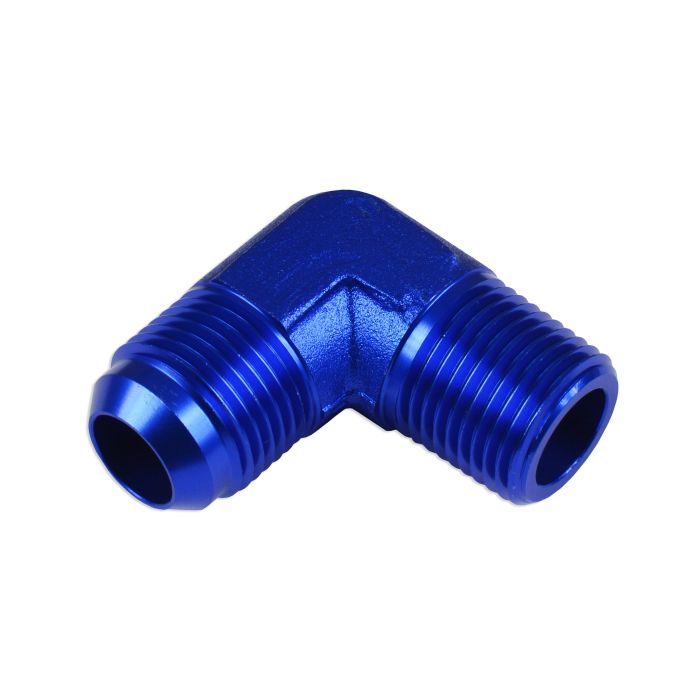 AN10-3/4 NPT 90'  Nypel adapter męsko-męski Niebieski