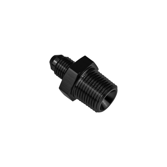 AN10 - 3/4 NPT Nypel adapter męsko-męski Czarny