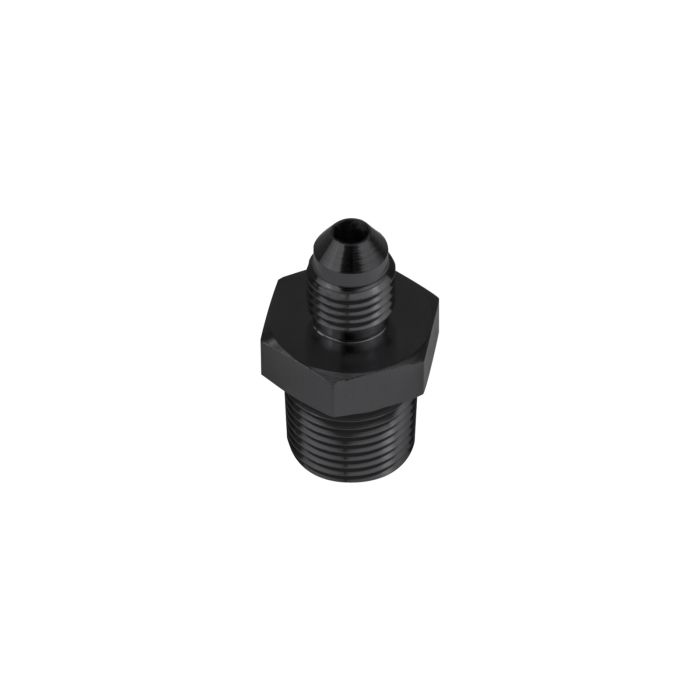 AN10 - 3/4 NPT Nypel adapter męsko-męski Czarny