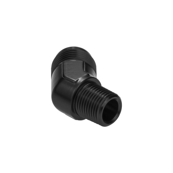 AN12 - 3/4 NPT 45' Nypel adapter męsko-męski JIC - NPT Czarny