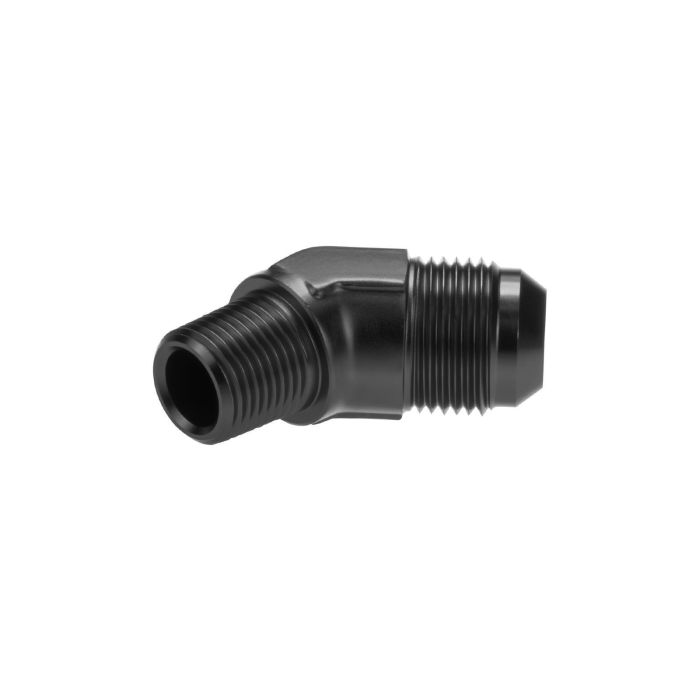 AN12 - 3/4 NPT 45' Nypel adapter męsko-męski JIC - NPT Czarny