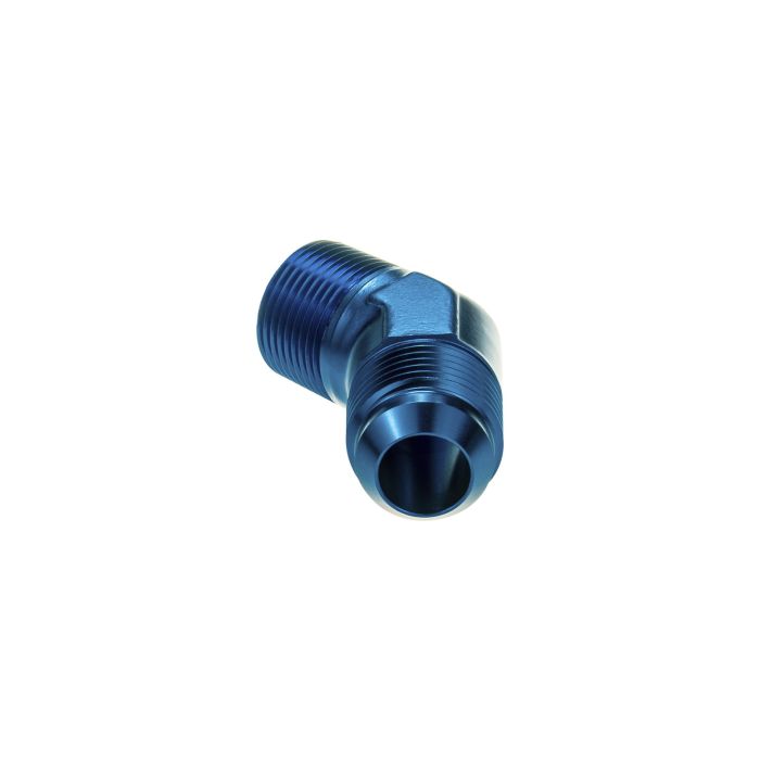 AN12 - 3/4 NPT 45' Nypel adapter męsko-męski JIC - NPT Niebieski