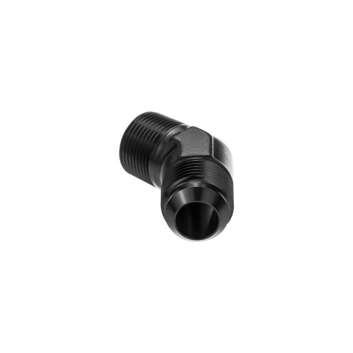 AN6 - 1/2 NPT 45' Nypel adapter męsko-męski JIC - NPT Czarny