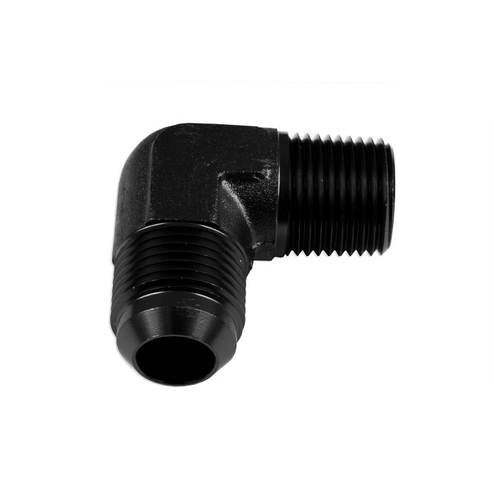 AN6-1/2 NPT 90' Nypel adapter męsko-męski Czarny