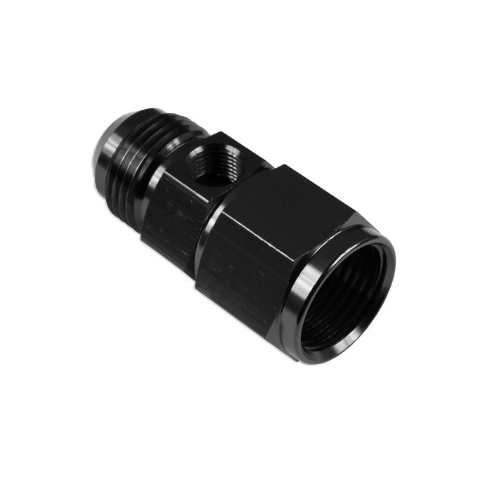 AN6 Nypel adapter żeńsko-męski z wejściem na czujnik Czarny