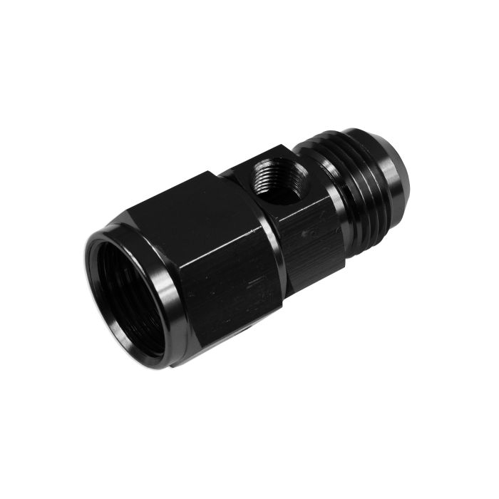 AN6 Nypel adapter żeńsko-męski z wejściem na czujnik Czarny