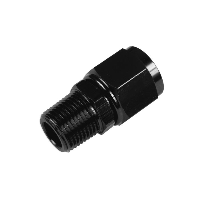 AN8-1/2 NPT Nypel adapter żeńsko-męski Czarny