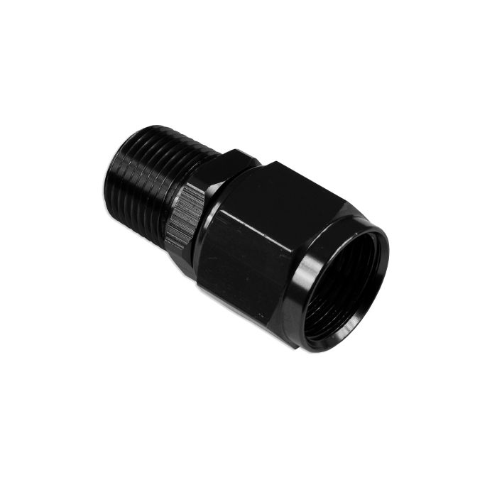 AN8-1/2 NPT Nypel adapter żeńsko-męski Czarny