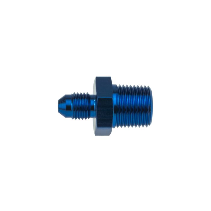 AN8 - 3/4 NPT Nypel adapter męsko-męski Niebieski