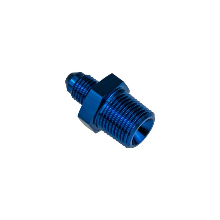 AN8 - 3/4 NPT Nypel adapter męsko-męski Niebieski