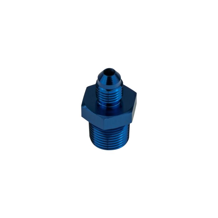 AN8 - 3/4 NPT Nypel adapter męsko-męski Niebieski
