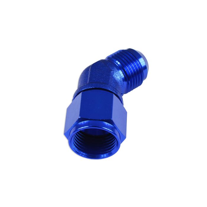 AN8 45' Nypel adapter żeńsko-męski JIC Niebieski