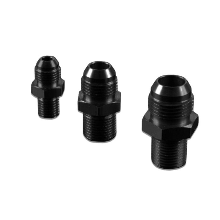 AN8-M20x1.5 Nypel adapter męsko-męski Czarny